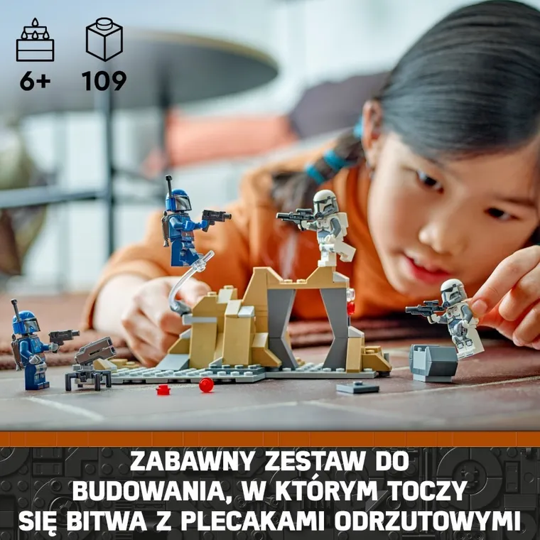 LEGO Star Wars, Zasadzka na Mandalorze - zestaw bitewny, 75373