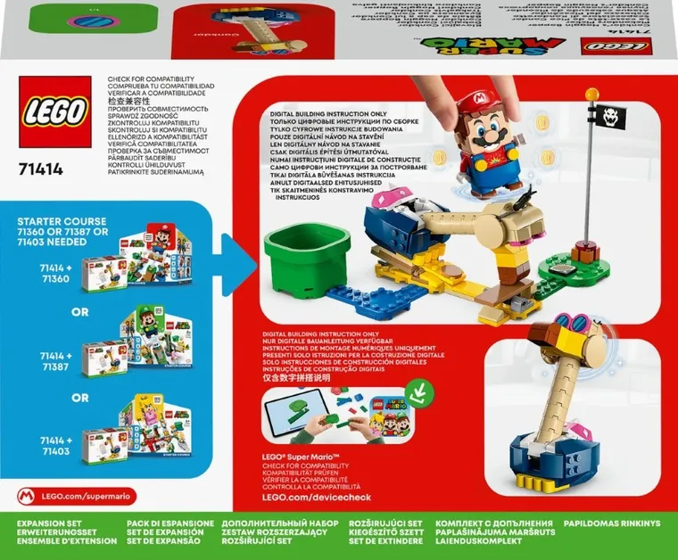 LEGO Super Mario, Conkdor's Noggin Bopper - zestaw rozszerzający, 71414