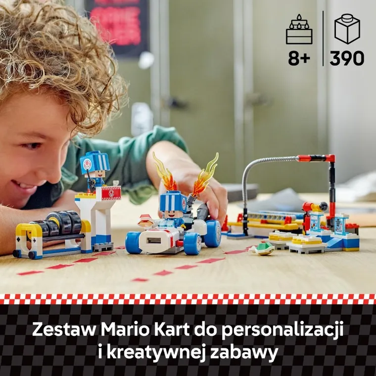 LEGO Super Mario, Mario Kart - Toad i jego garaż, 72035