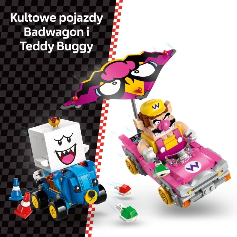 LEGO Super Mario, Mario Kart - Wario i King Boo, 72038