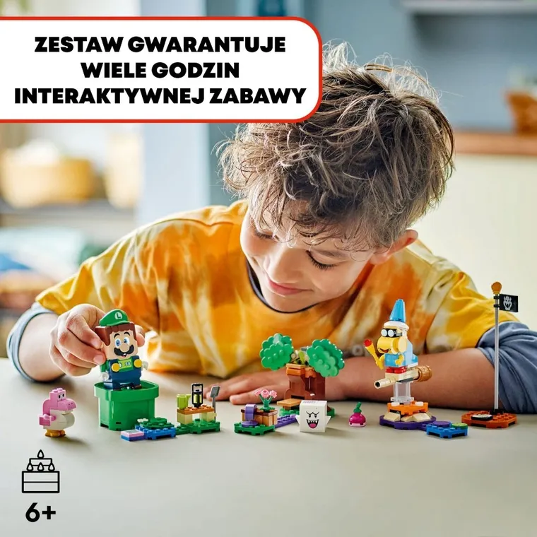 LEGO Super Mario, Przygody z interaktywną figurką LEGO Luigi, 71440