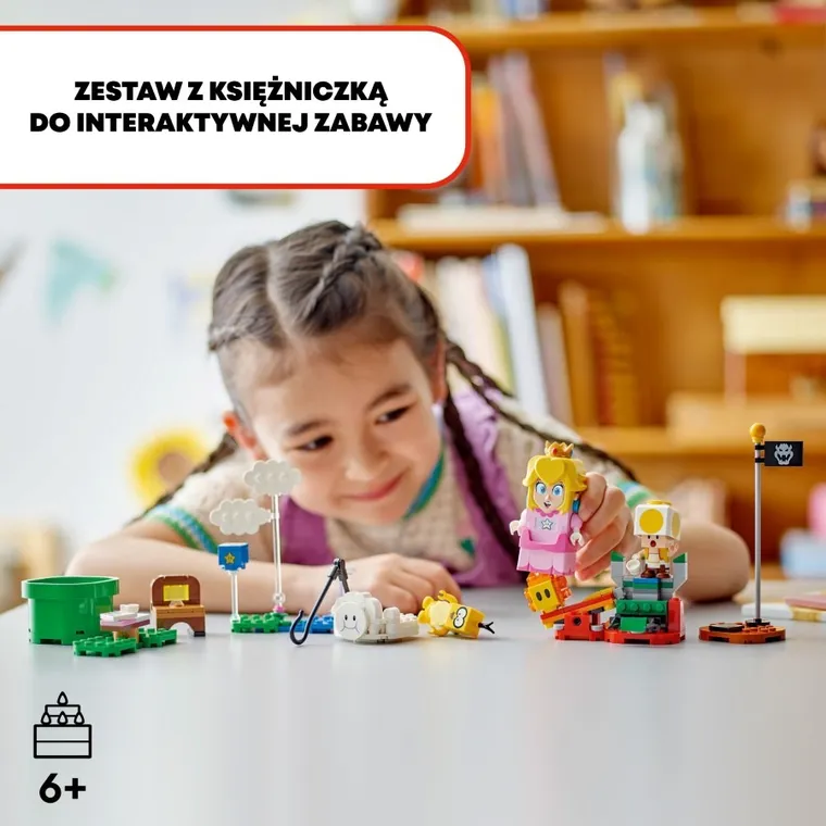 LEGO Super Mario, Przygody z interaktywną figurką LEGO Peach, 71441
