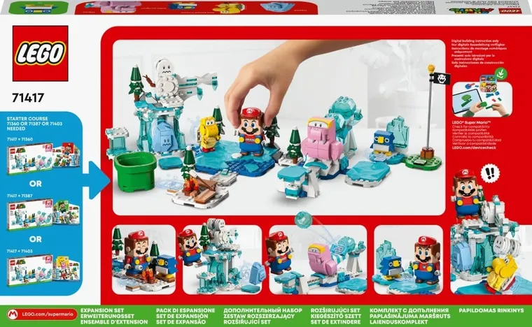 LEGO Super Mario, Śniegowa przygoda Fliprusa - zestaw rozszerzający, 71417
