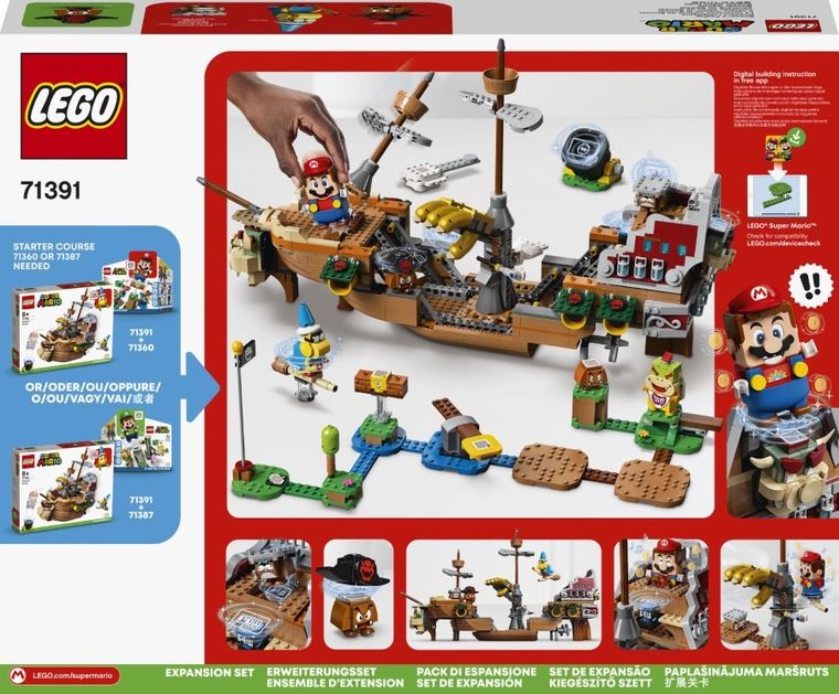 LEGO Super Mario, Sterowiec Bowsera - zestaw dodatkowy, 71391