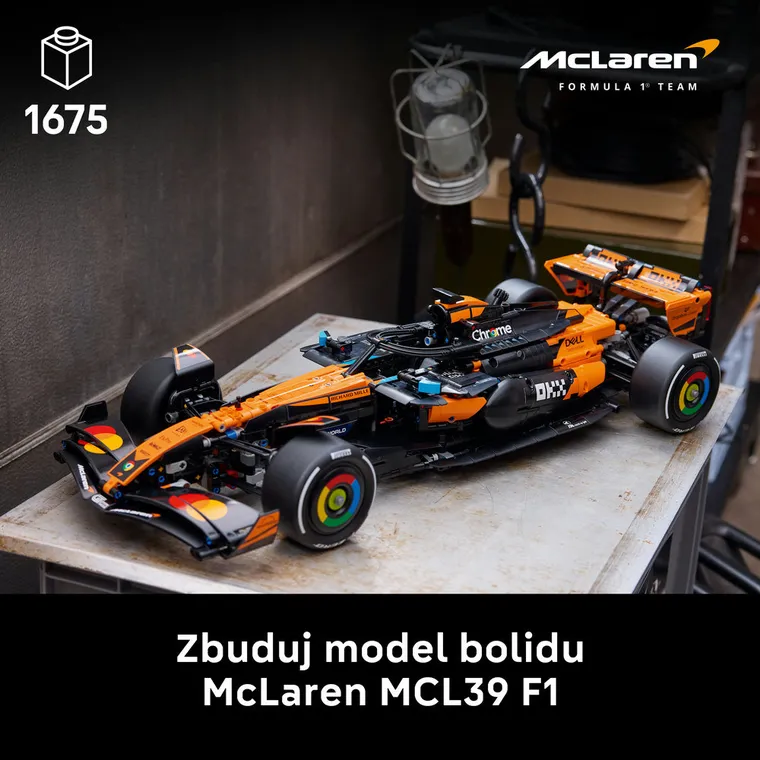 LEGO Technic, Bolid McLaren MCL39 F1, zestaw dla dorosłych, 42228