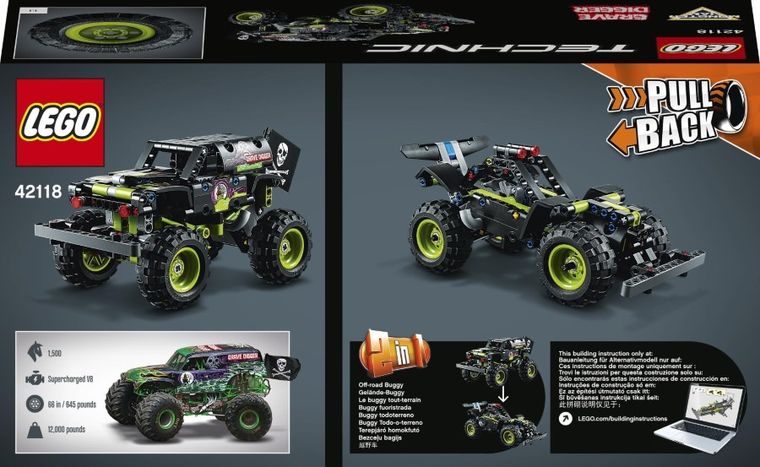 LEGO Technic, Monster Jam Grave Digger, 42118