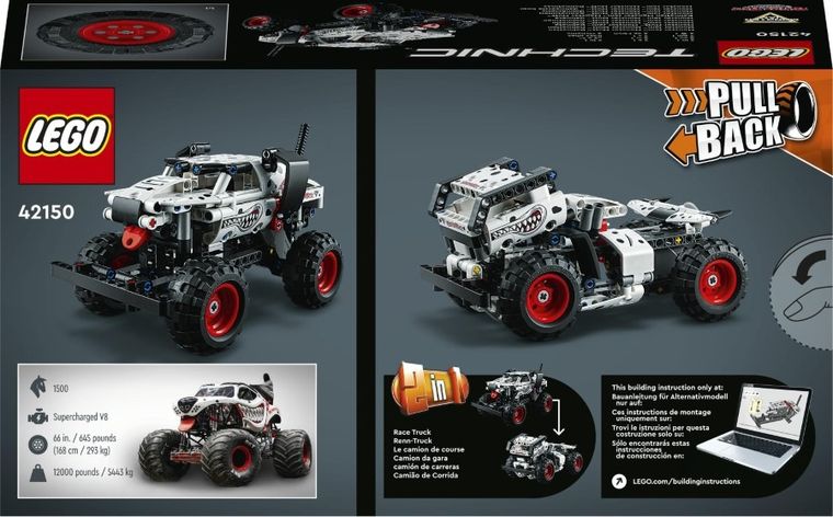 LEGO Technic, Monster Jam Monster Mutt Dalmatian, 42150