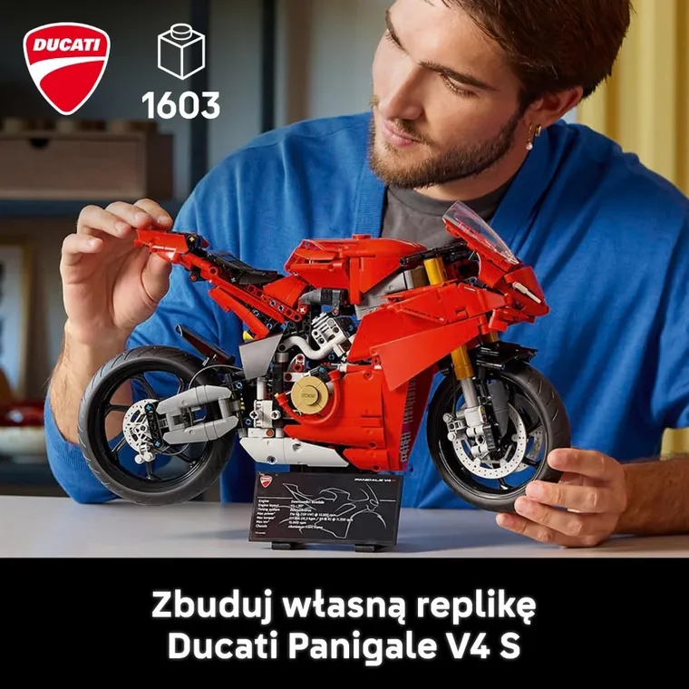 LEGO Technic, Motocykl Ducati Panigale V4 S, 42202