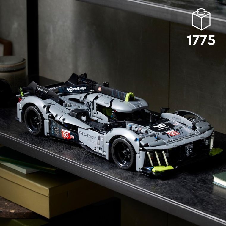 LEGO Technic, PEUGEOT 9X8 24H Le Mans Hybrid Hypercar, 42156