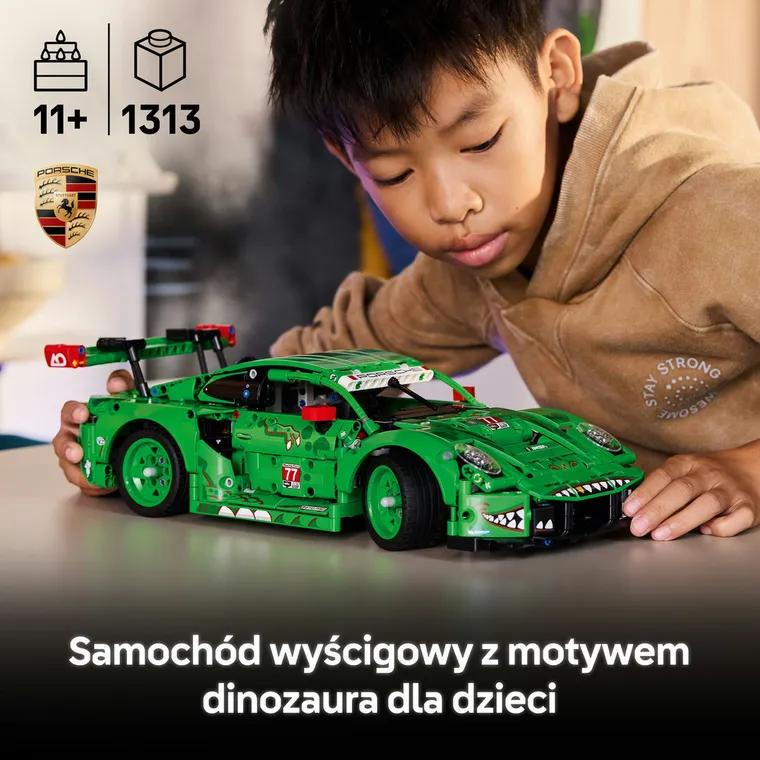 LEGO Technic, Samochód Porsche 911 GT3 R REXY AO Racing, 42224
