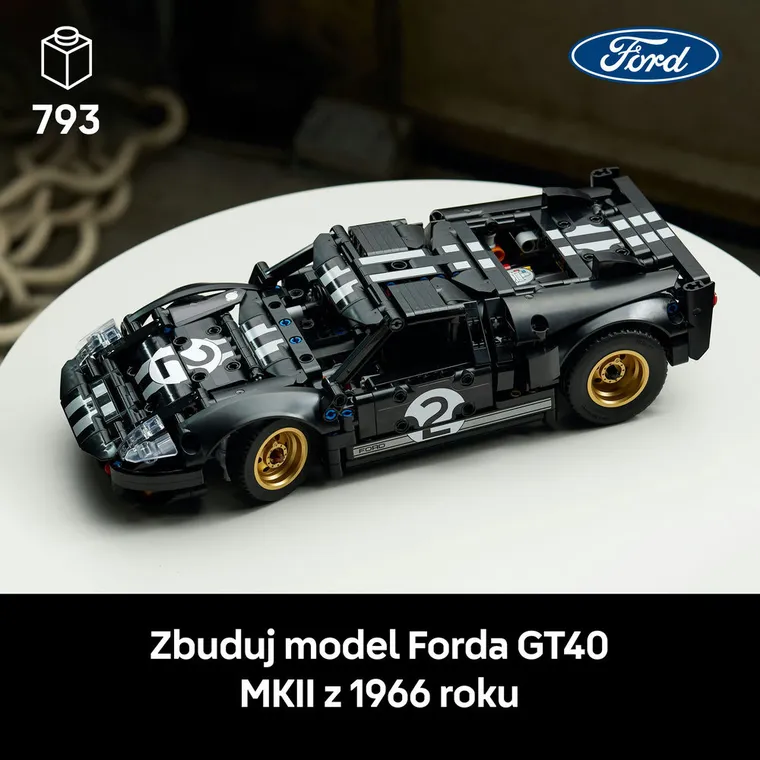 LEGO Technic, Samochód wyścigowy 1966 Ford GT40 MKII, 42223