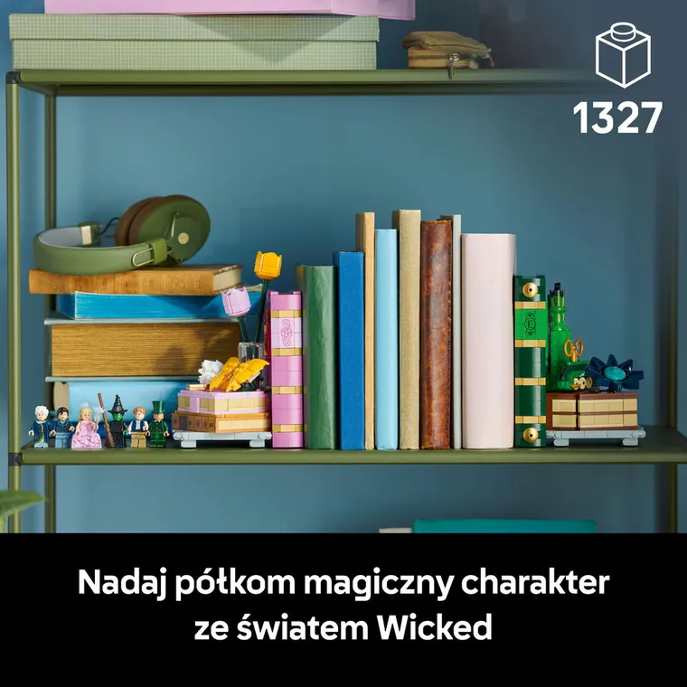 LEGO Wicked, Podpórki pod książki z Glindą i Elphabą, 75691
