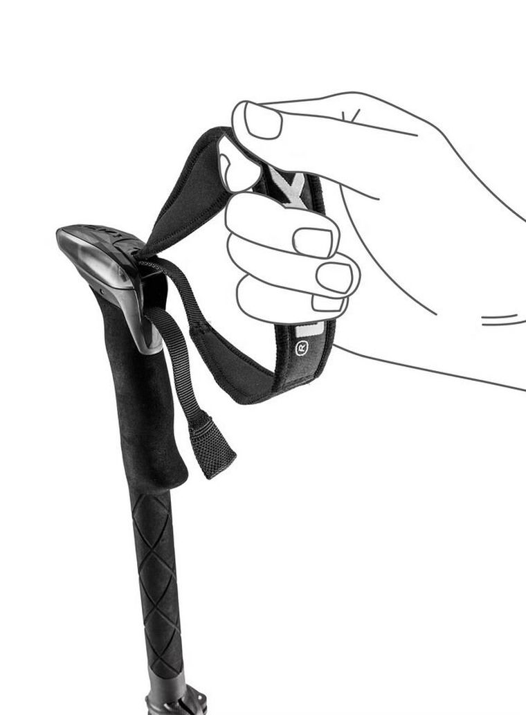 Leki, Sherpa FX, kije trekkingowe, czarne, 120-140 cm