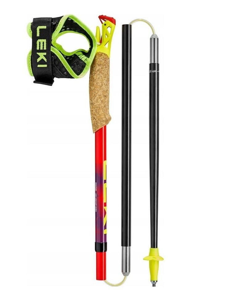 Leki, TRL Ultratrail FX One, kije trekkingowe, czerwone, 120 cm
