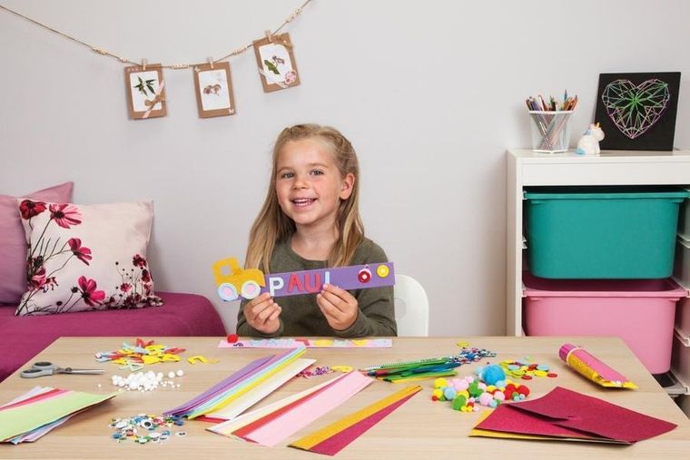 Lena, zestaw kreatywny, rękodzieło, różowy, 400 elementów