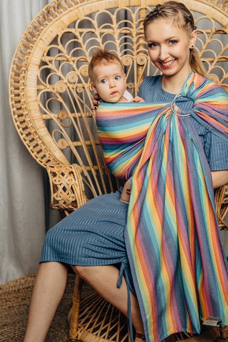 LennyLamb, Luna, chusta kółkowa do noszenia dzieci, 1,8 m