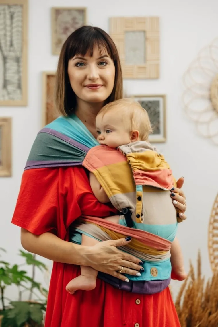 LennyLamb, Pastels, LennyHybrid Half Buckle, nosidełko miękkie