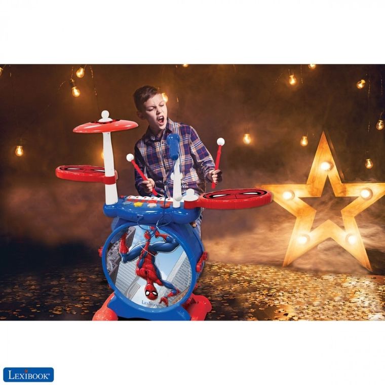Lexibook, Spider-Man, perkusja z keybordem, elektroniczny zestaw muzyczny