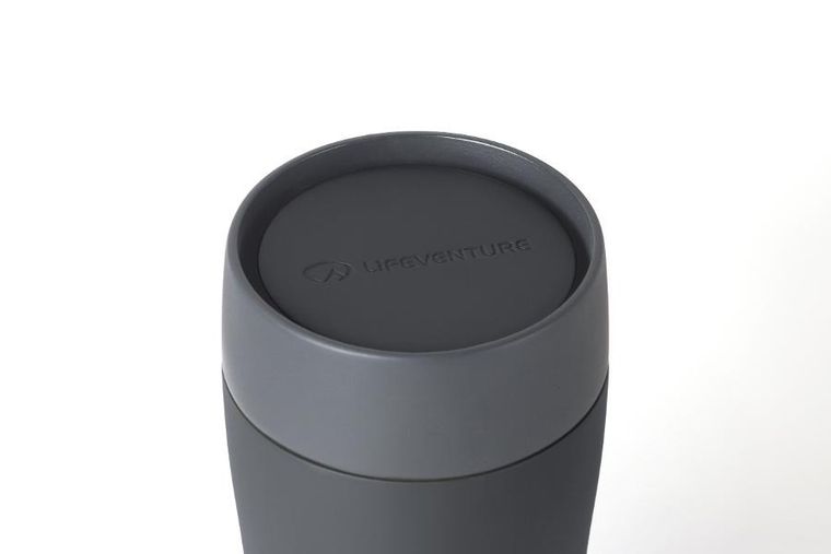 Lifeventure, One-Touch, kubek termiczny, black, 350 ml