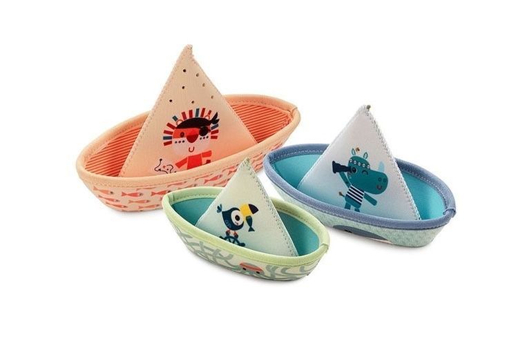 Lilliputiens, Dżungla, 3 łódeczki do kąpieli, 6m+