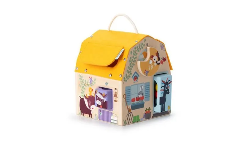 Lilliputiens, Farma, drewniany domek dźwiękowy, 12m+