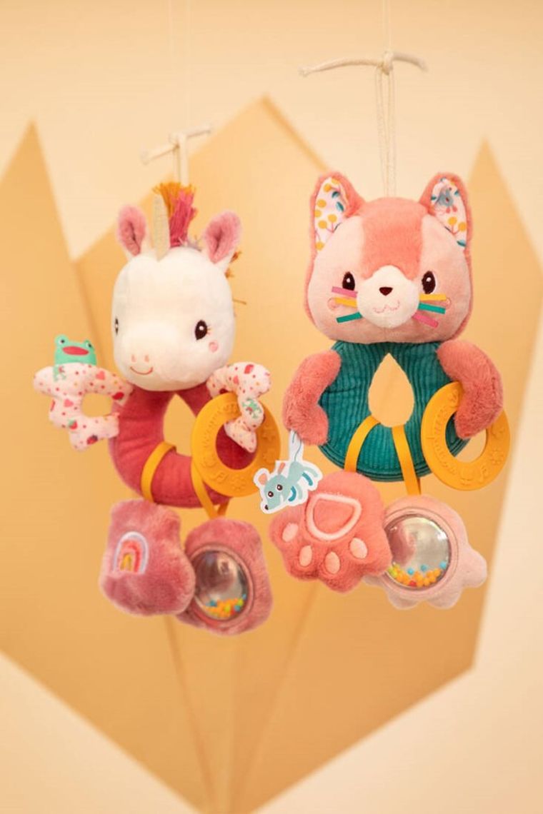 Lilliputiens, Jednorożec Lena, grzechotka wielofunkcyjna, 9m+