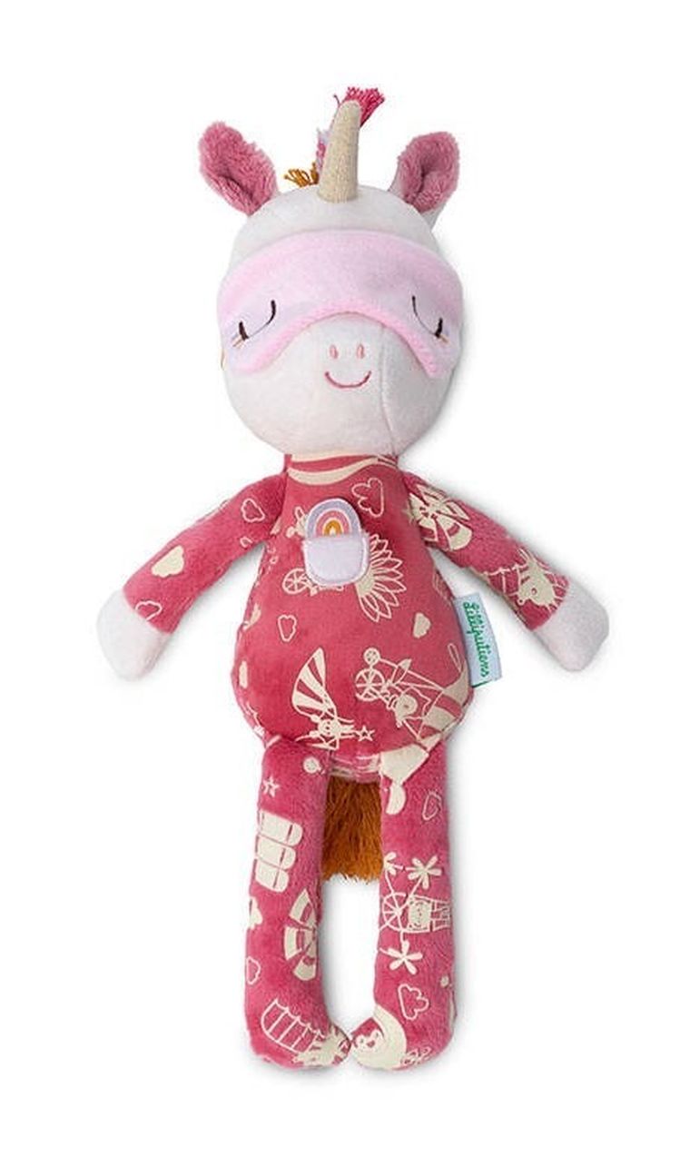 Lilliputiens, Jednorożec Lena, maskotka z elementami fluorescencyjnymi, 6m+