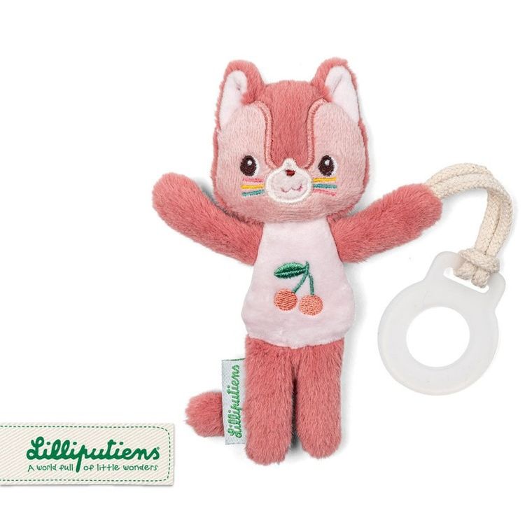 Lilliputiens, Kotka Jeanne, Nocny mini przyjaciel, zawieszka do smoczka świecąca w ciemności, 0m+