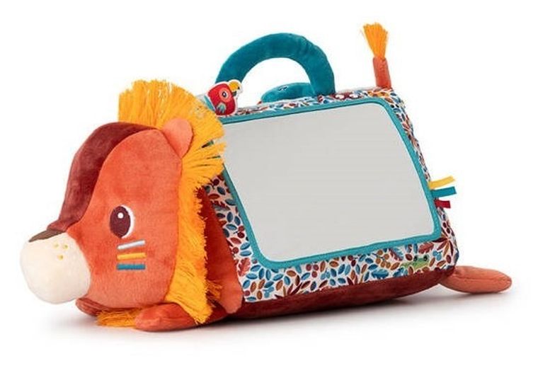 Lilliputiens, Lew Jack, wielofunkcyjny trójkąt z lusterkiem, 3m+