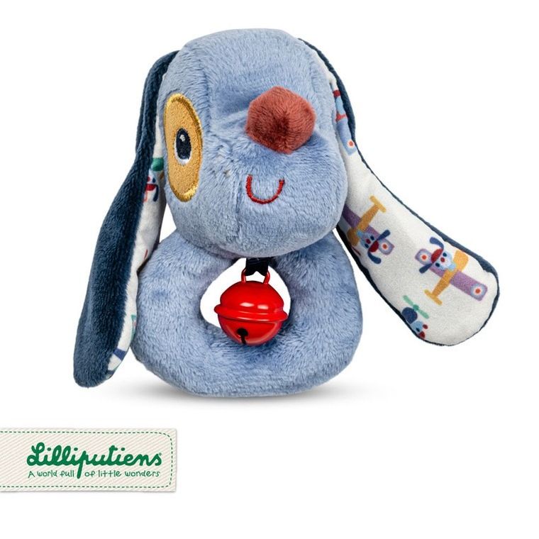 Lilliputiens, Piesek Jules, grzechotka z dzwoneczkiem, 3m+