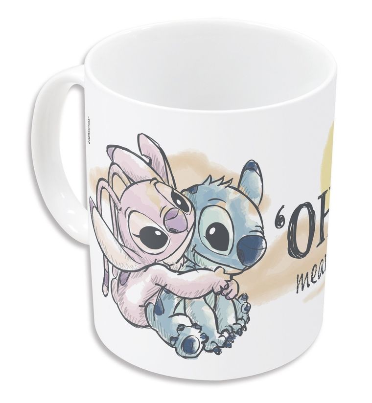 Lilo i Stitch, Lilo & Angel Ohana, kubek ceramiczny, 325 ml