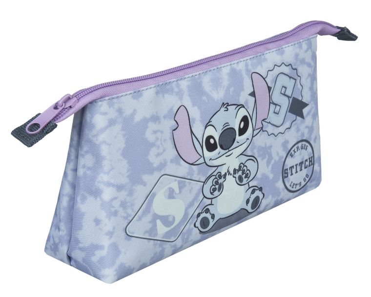Lilo i Stitch, piórnik saszetka, niebieski