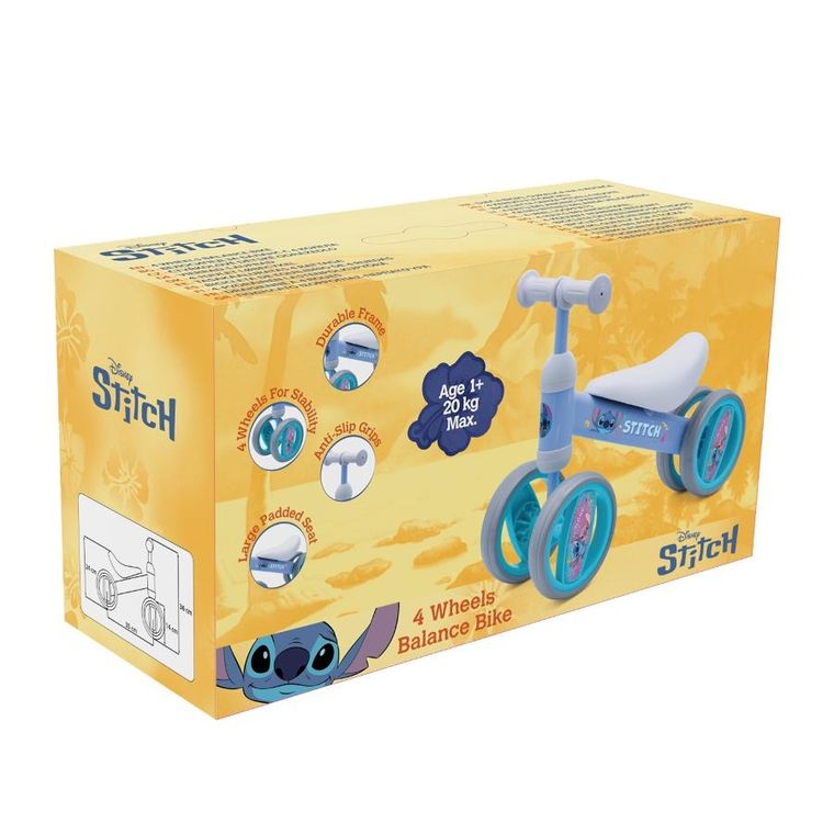 Lilo i Stitch, rowerek biegowy, czterokołowy