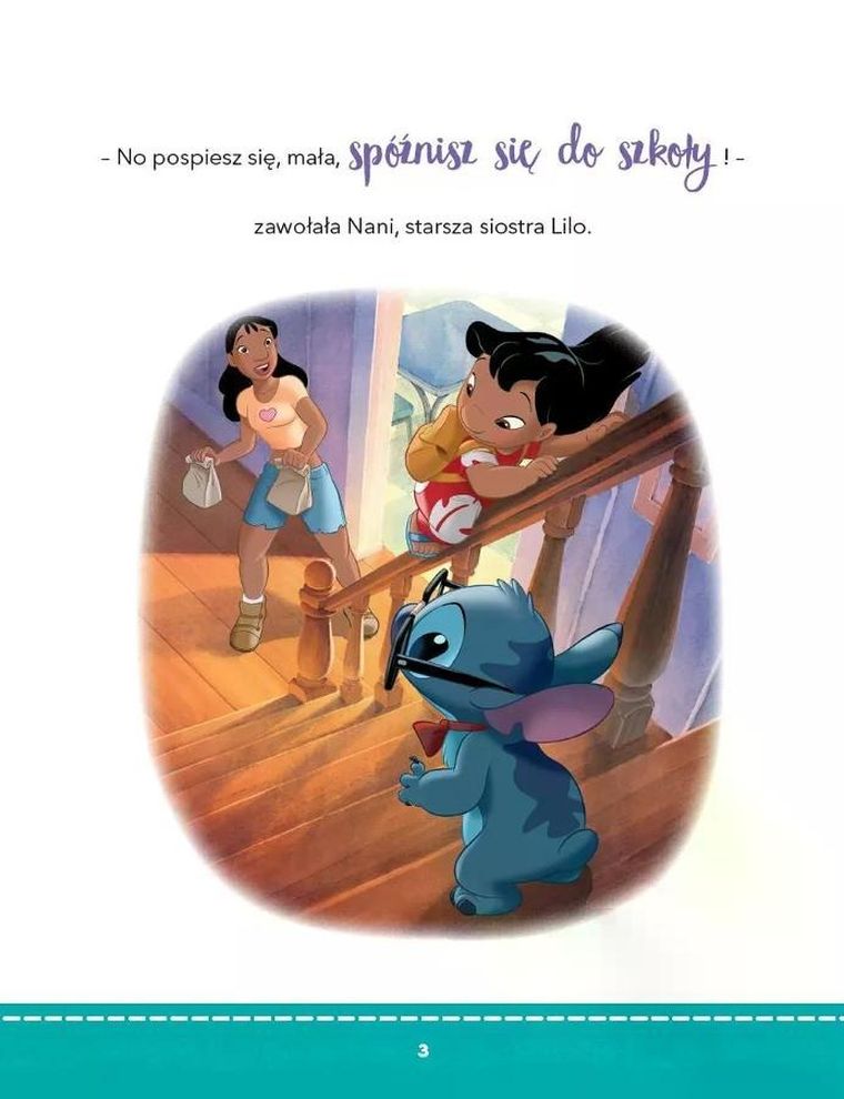 Lilo i Stitch. Stitch idzie do szkoły. Czytanki naklejanki