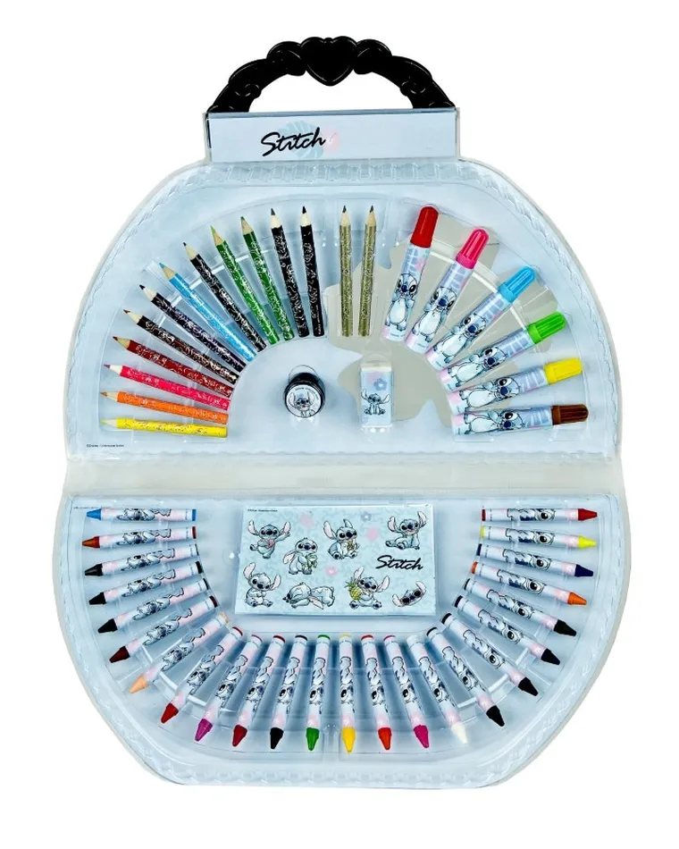 Lilo i Stitch, zestaw artystyczny w walizce, 51 elementów