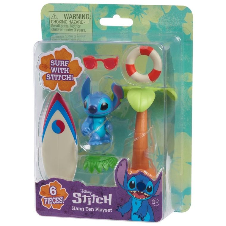 Lilo i Stitch, Zestaw Surfera, figurka kolekcjonerska, 6 elementów