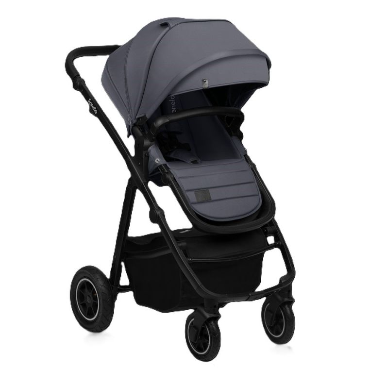 Lionelo, Amber Plus, wózek wielofunkcyjny 3w1, Grey Graphite