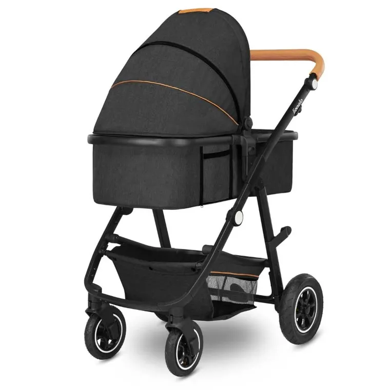 Lionelo, Amber, wózek wielofunkcyjny, 3w1, Grey Graphite