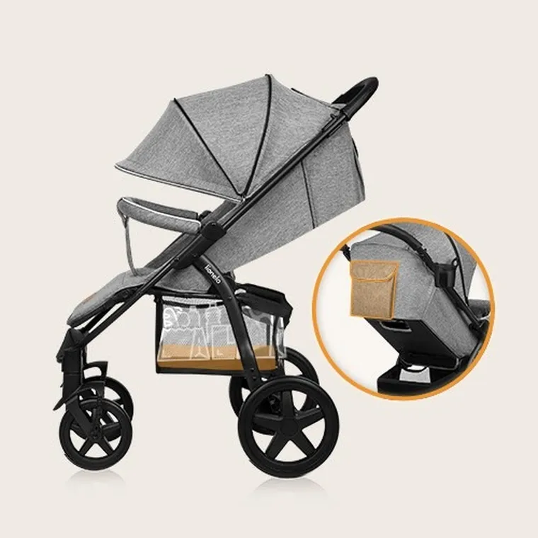 Lionelo, Annet Plus, wózek spacerowy, Concrette