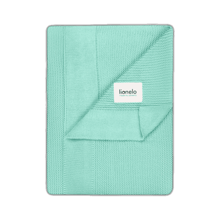 Lionelo, Bamboo Blanket, kocyk bambusowy, Green Mint, 75-100 cm