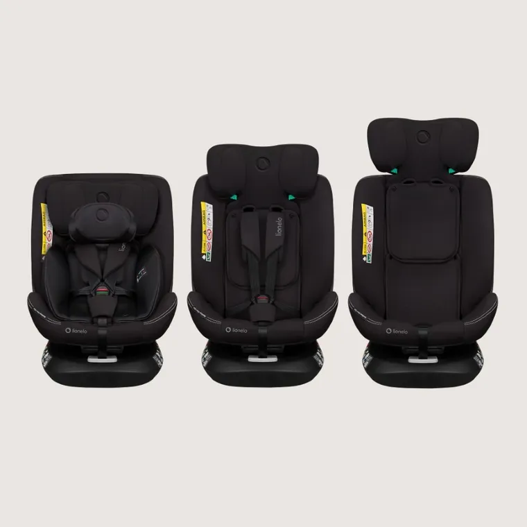 Lionelo, Bastiaan One, I-Size, fotelik samochodowy, Black Carbon, 40-150 cm