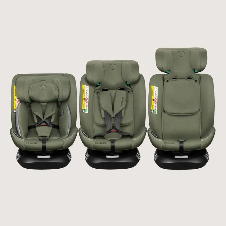 Lionelo, Bastiaan One, I-Size, fotelik samochodowy, Green Olive, 40-150 cm