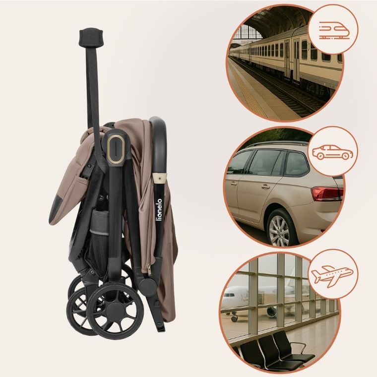 Lionelo, Bess, wózek spacerowy, beige sand