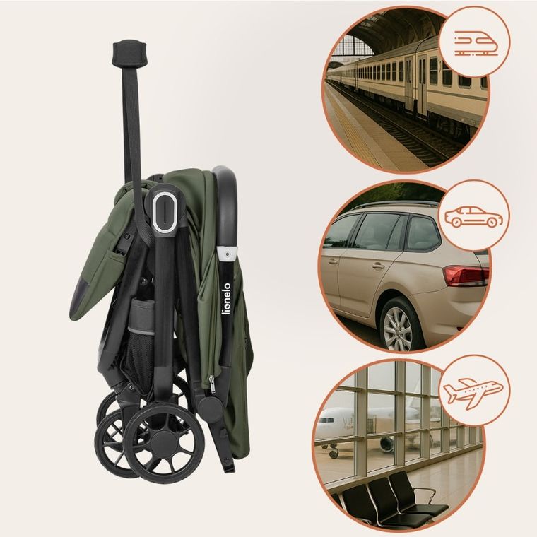 Lionelo, Bess, wózek spacerowy, green forest