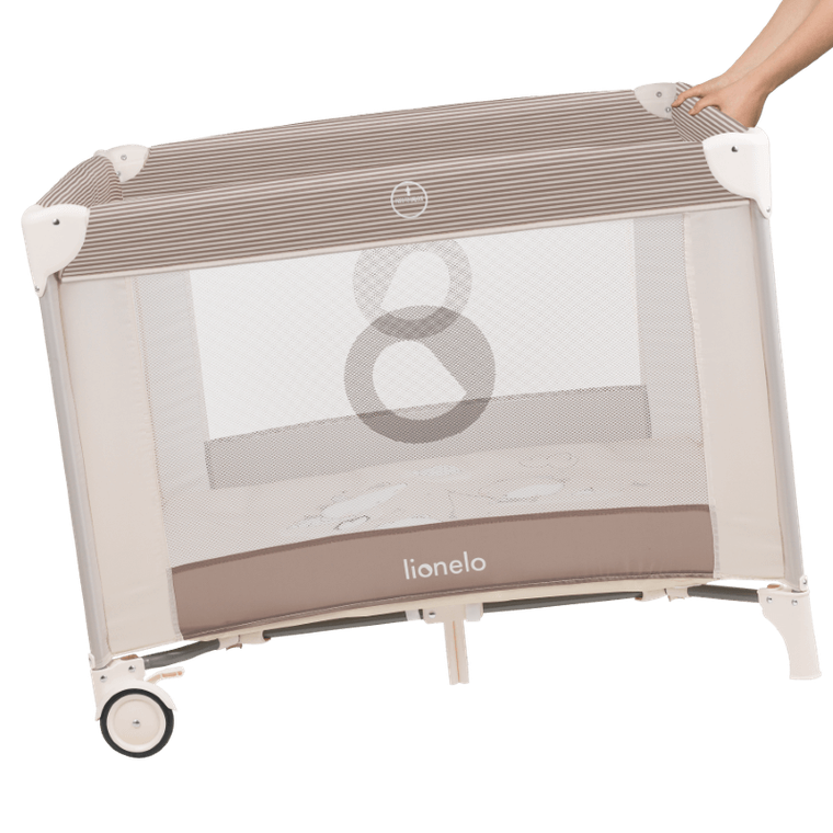 Lionelo, Bonnie, kojec dla dzieci, Beige Sand
