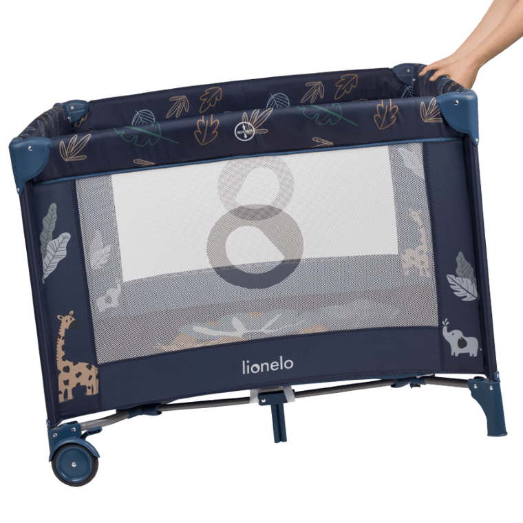 Lionelo, Bonnie, kojec dla dzieci, Blue Navy