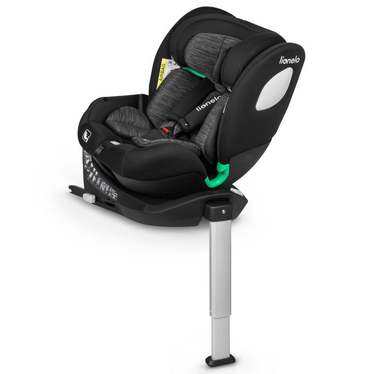 Lionelo, Braam, fotelik samochodowy, Black Carbon, 0-36 kg