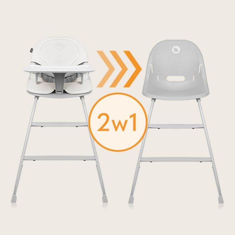 Lionelo, Dalia, krzesełko do karmienia, grey stone