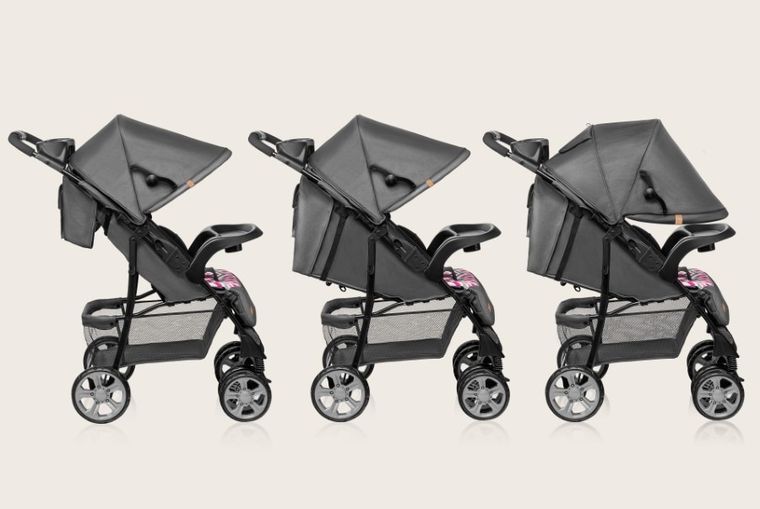 Lionelo, Emma Plus, wózek spacerowy, Pink Scandi