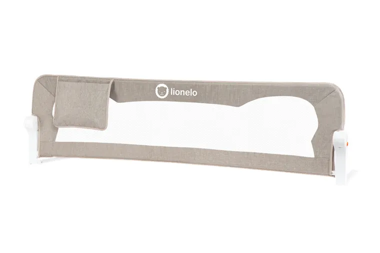 Lionelo, Eva, barierka ochronna do łóżka, Beige Melange
